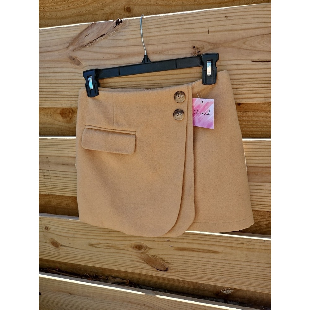 Chicwish Skirt X Small Wool Mini Short New With Tags